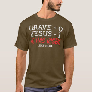Grab 0 Jesus 1 Er hat Jesus religiöse Easte versch T-Shirt