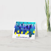 Grab Christi Risen Jesus Christliche Notecard Art Karte (Rückseite)