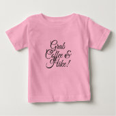 Grab Coffee & A Hip Baby T-shirt (Vorderseite)
