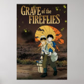 Grab der Fireflies Poster (Vorne)