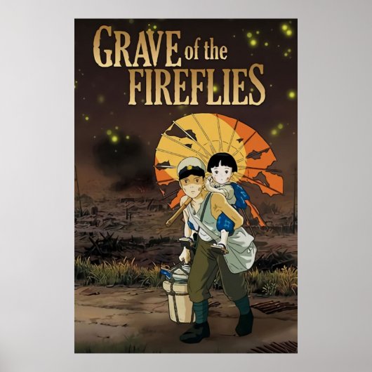 Grab der Fireflies Poster (Vorne)