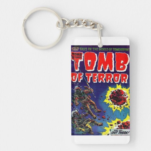 Grab des Terrors, was dort draussen Schlüsselanhänger (Vorderseite)