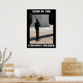 Grab des unbekannten Soldaten-Posters Poster (Küche)
