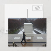 Grab des unbekannten Soldaten Postkarte (Vorne/Hinten)