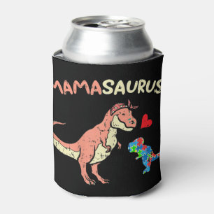Grab diesen niedlichen Mamasaurus Herzpuzzle Dino  Dosenkühler