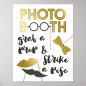 Grab einen Prop Charming Imitate Gold Foto Stand Poster (Vorne)