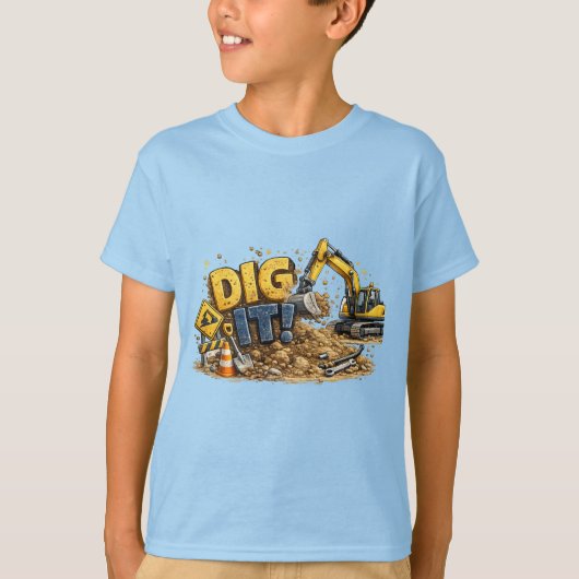 Grab es! Bagger T-Shirt (Vorderseite)