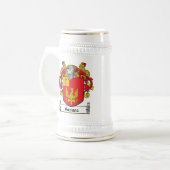 Grab-Familienwappen Bierglas (Vorderseite Links)
