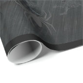 Grab-Friedhof mit Engelstatugrab Geschenkpapier (Rolleneckpunkt)