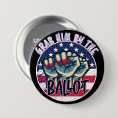Grab Ihm am Wahlplatz, Abstimmung 2020, Resist Fis Button (Vorne & Hinten)