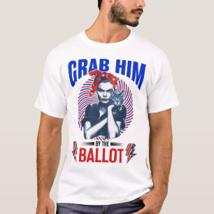 Grab Ihm durch den Ballot Kamala 2024 Funny Harris T-Shirt