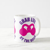Grab Life by Bells - Kettlebell Kaffeetasse (VorderseiteRechts)