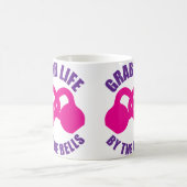 Grab Life by Bells - Kettlebell Kaffeetasse (Mittel)