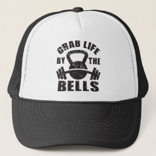Grab Life by Bells - Workout Motivierend Truckerkappe