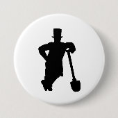 Grab mit Schaufel Button (Vorderseite)