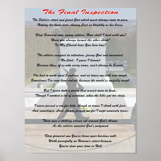 Grab unbekannter finaler Abschnitt Poster (Vorne)