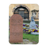 Grab und Schrein für Bobby in Greyfriars Kirkyard Magnet (Vertikal)
