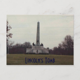 Grab unseres 16. Präsidenten. Postkarte