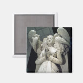 Grab von Agnes Sorel 1450-59 Magnet (Vorderseite/Rückseite)