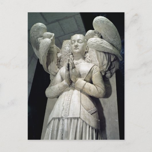 Grab von Agnes Sorel 1450-59 Postkarte (Vorderseite)