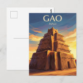 Grab von Askia Mali Postkarte (Vorne/Hinten)