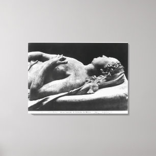 Grab von Catherine de Medici und von Henri II Leinwanddruck