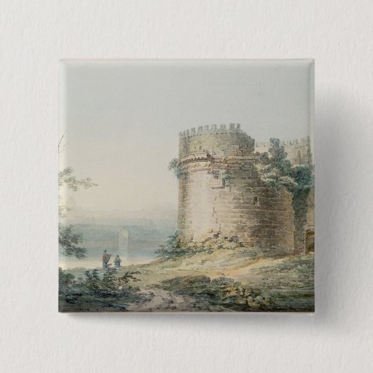 Grab von Cecilia Metella, Rom Button (Vorderseite)