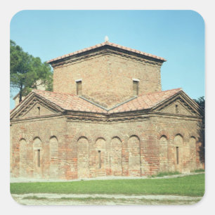 Grab von Galla Placidia, c.450 Quadratischer Aufkleber