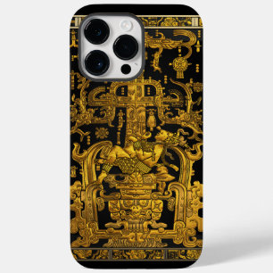 Grab von Pakal - Goldener Palenque Astronaut Case-Mate iPhone 14 Pro Max Hülle