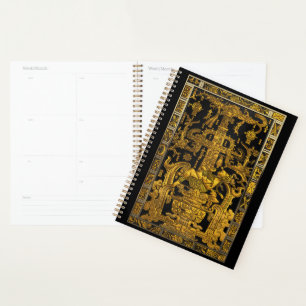 Grab von Pakal - Goldener Palenque Astronaut Planer