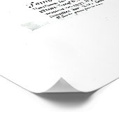 Grab von Pierre Cauchon Poster (Ecke)