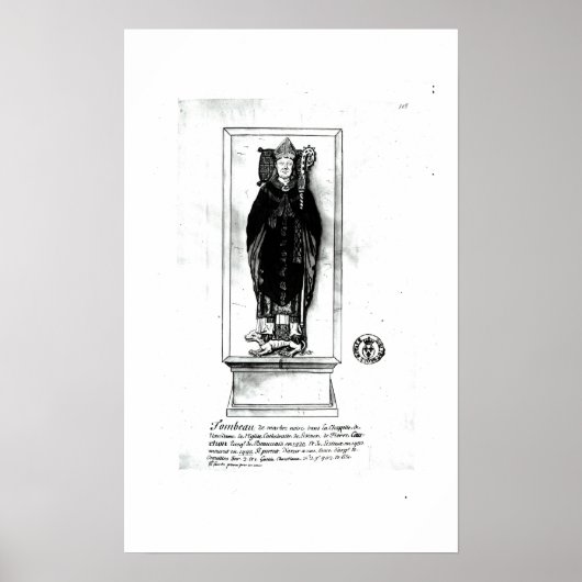 Grab von Pierre Cauchon Poster (Vorne)