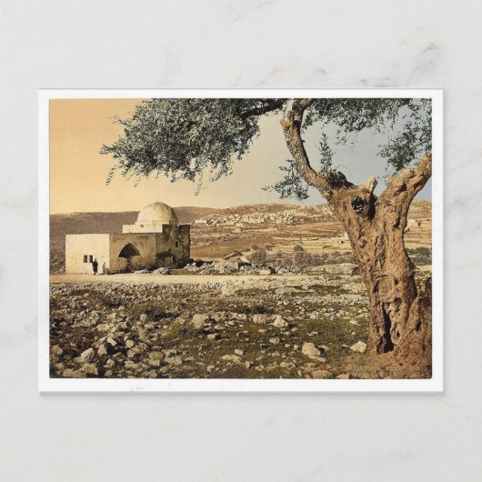 Grab von Rachel, Jerusalem, Heiliges Land, seltene Postkarte (Vorderseite)