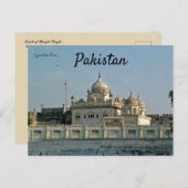 Grab von Ranjit Singh Lahore Pakistan Postkarte (Vorne/Hinten)