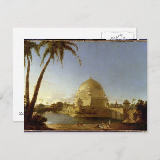 Grab von Sher Shah, Sasaram, Bihar, c.1790 (Öl auf Postkarte (Vorne/Hinten)