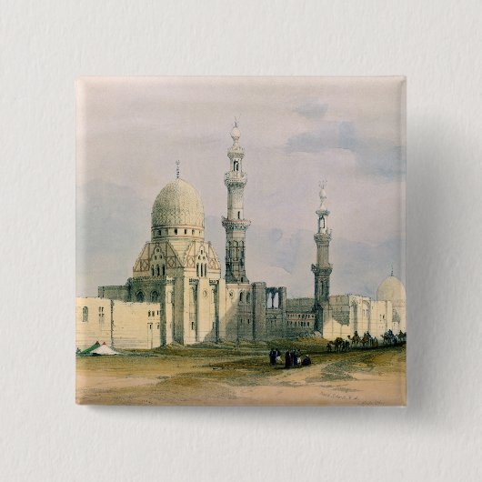 Grab von Sultan Qansuh Abu Sa ` Identifikation, Button (Vorderseite)