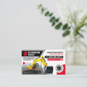 Grabarbeiten, Räumung von Flächen, Bau, Planierrau Visitenkarte (Stehend Vorderseite)