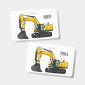 Grabbagger-Cartoon Ausweis (Front & Back)