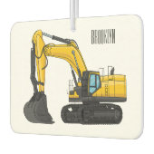 Grabbagger-Cartoon Autolufterfrischer (Links)