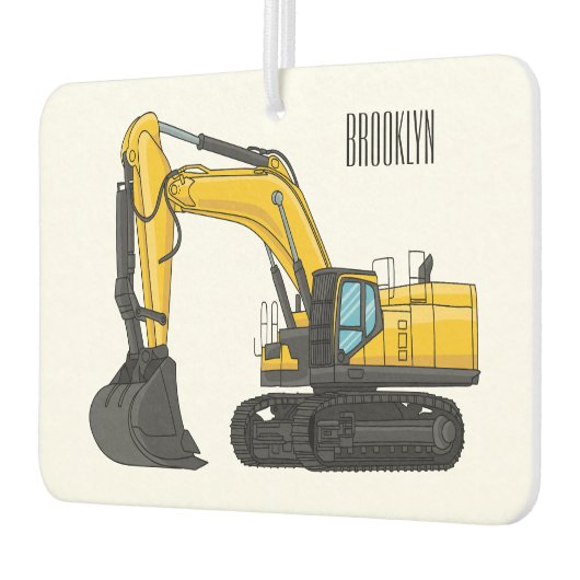 Grabbagger-Cartoon Autolufterfrischer (Links)