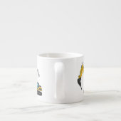 Grabbagger-Cartoon Espressotasse (Rückseite)