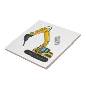 Grabbagger-Cartoon Fliese (Seite)