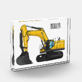 Grabbagger-Cartoon Fotoblock (Links)