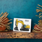 Grabbagger-Cartoon Fotoplatte (Seite)