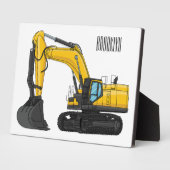 Grabbagger-Cartoon Fotoplatte (Seite)