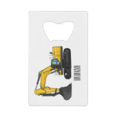 Grabbagger-Cartoon Geldbeutel Flaschenöffner (Vorderseite)