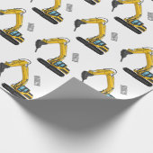 Grabbagger-Cartoon Geschenkpapier (Ecke)