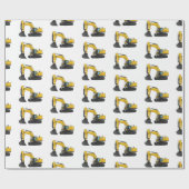 Grabbagger-Cartoon Geschenkpapier (Flach)