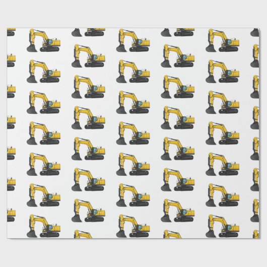 Grabbagger-Cartoon Geschenkpapier (Flach)