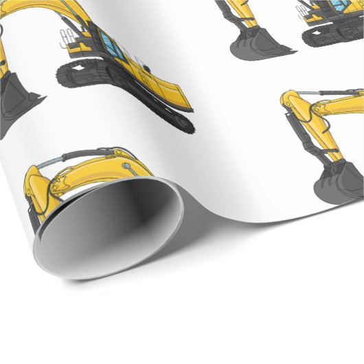 Grabbagger-Cartoon Geschenkpapier (Rolleneckpunkt)